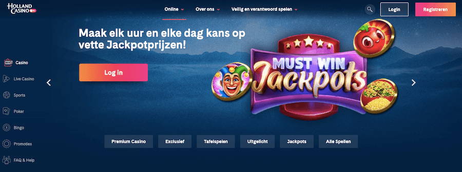 Nu ook snel winst opnemen bij Holland Casino Online