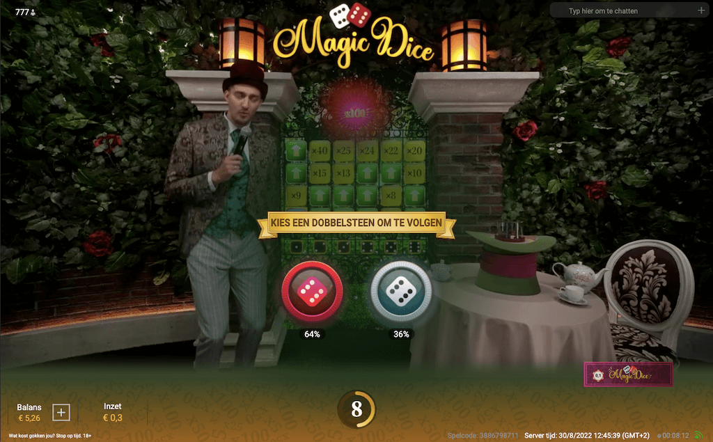 Magic Dice in Adventures Beyond Wonderland