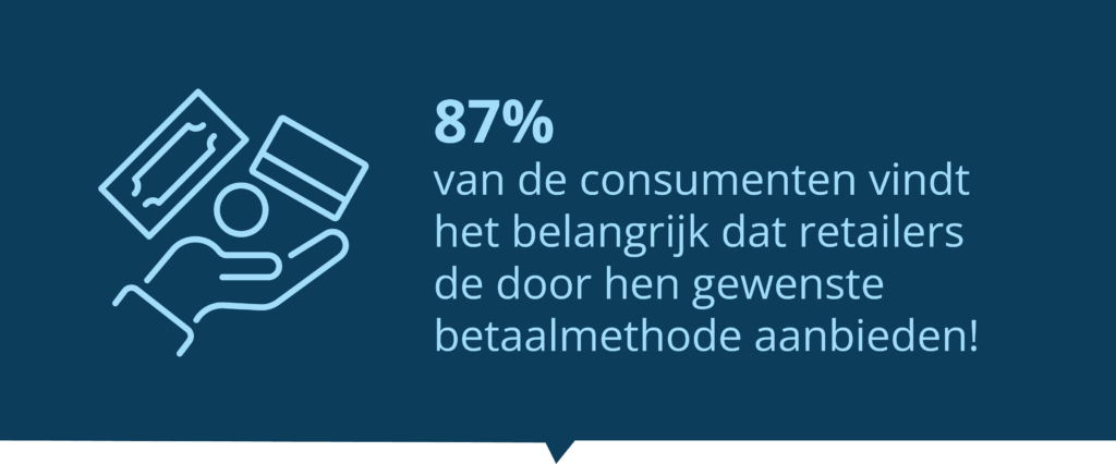 Mensen willen online vooral met de juiste betaalmethoden betalen