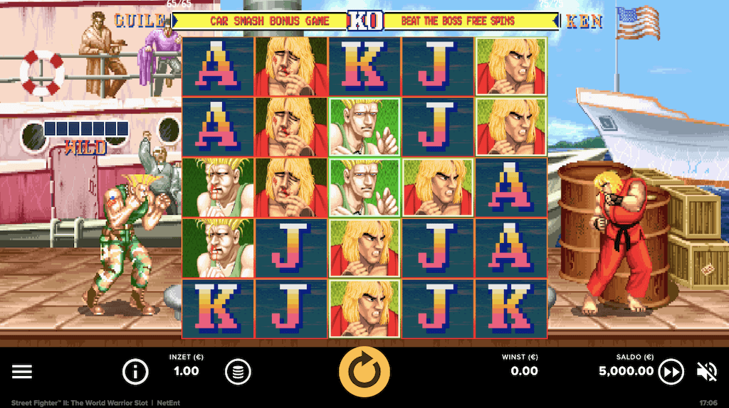 Street Fighter II van NetEnt