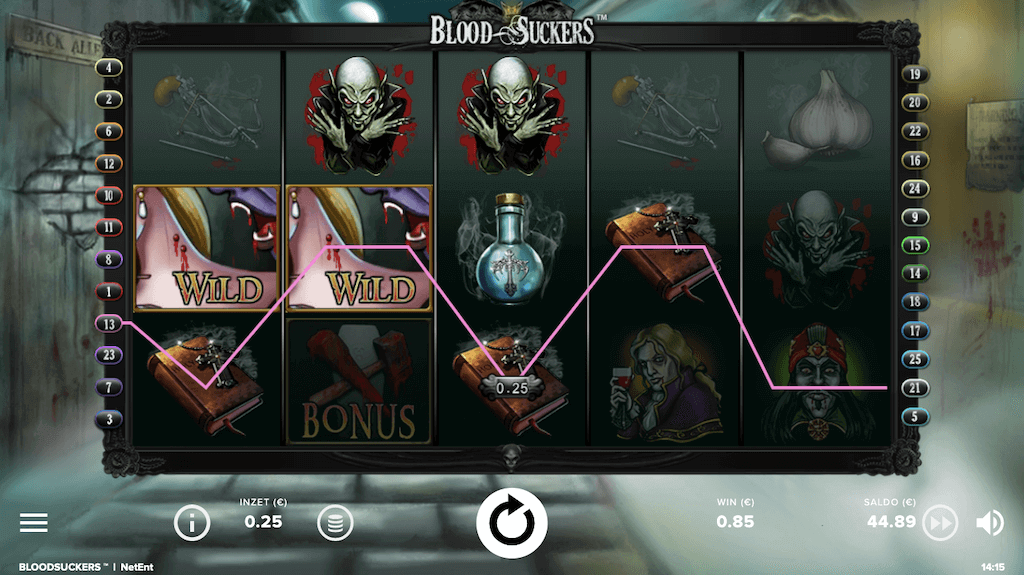 Bloodsuckers slots - 98% RTP