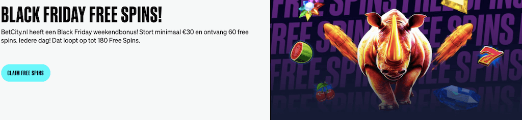 Black Friday free spins