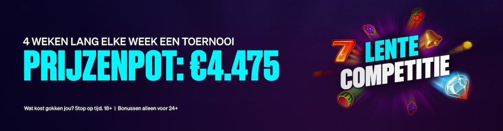 BetCity Lente Competitie: elke week in april een slottoernooi!