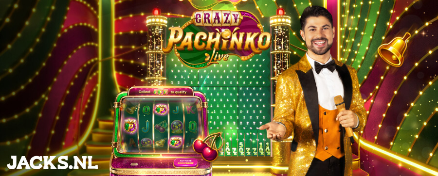 Crazy Pachinko Live straks als eerste bij Jacks.nl?