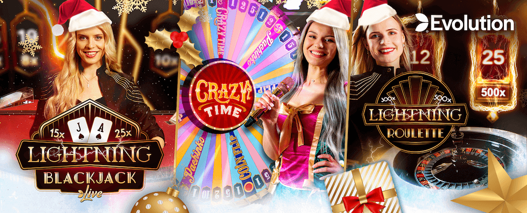 Kerstpromoties in het live casino online