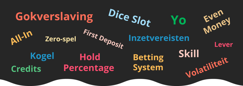 Casino terminologie - het jargon van het casino