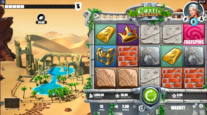 Castle Builder 2 speelveld