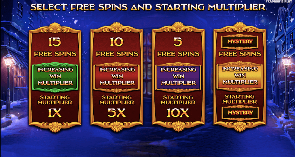 Christmas Carol Megaways free spins