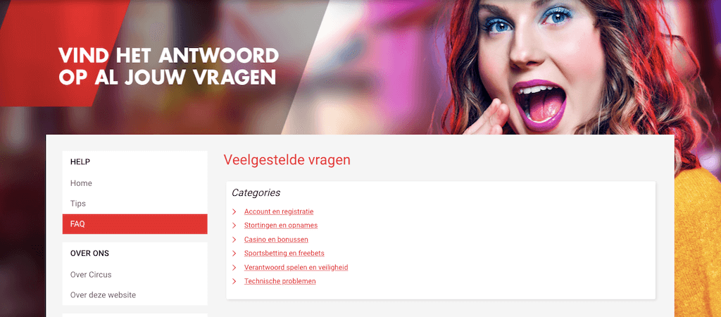 FAQ van Circus.nl
