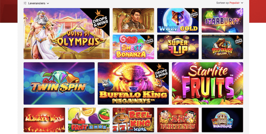 Online slots van Circus Casino Nederland