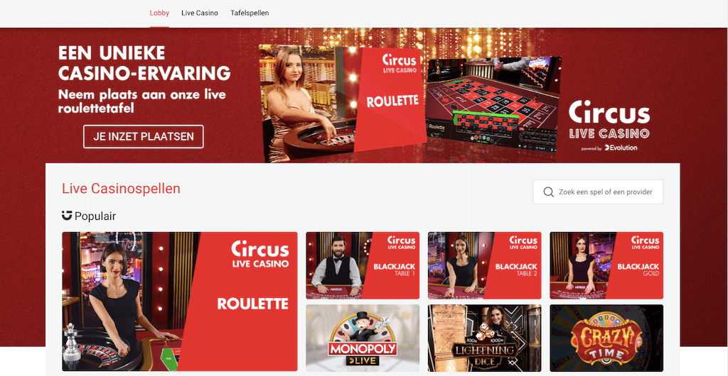 Circus Live Casino