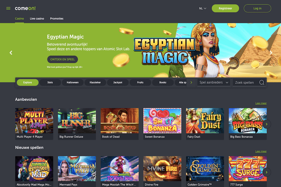 ComeOn Casino Nederland