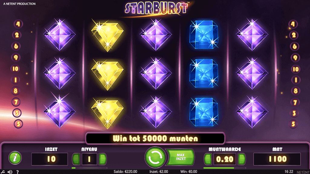 Daily free spins op Starburst