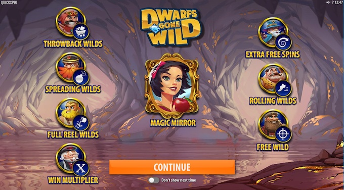 Dwarfs Gone Wild slot