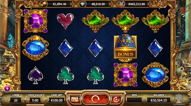 Empire Fortune slot speelveld