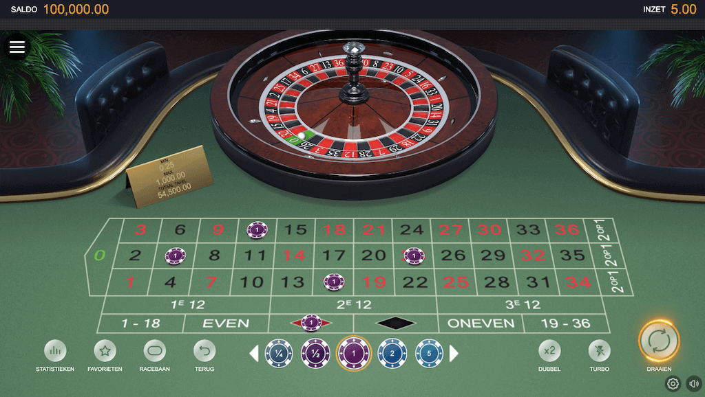 European Roulette van Microgaming