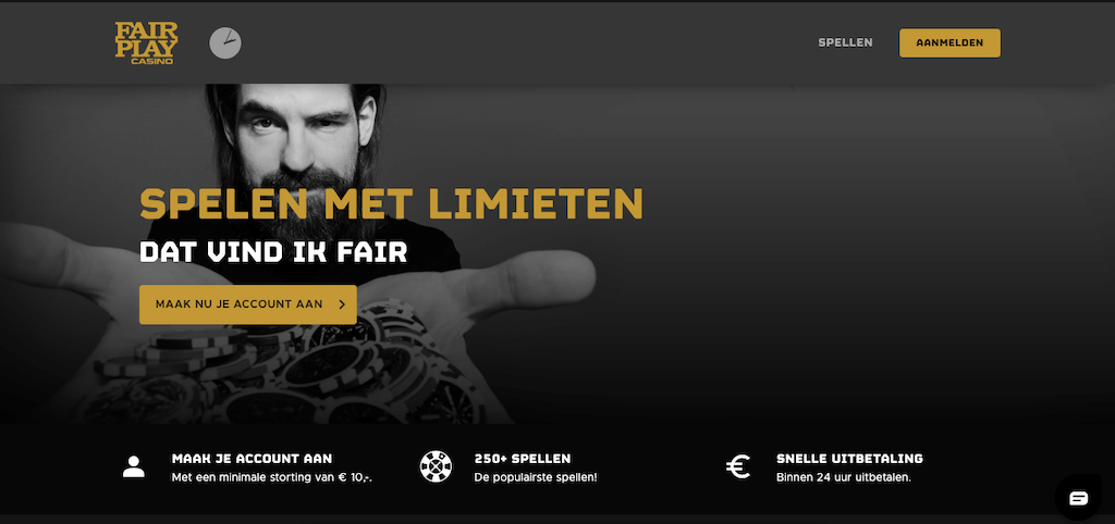 Fair Play Online Casino gaat live met Evolution