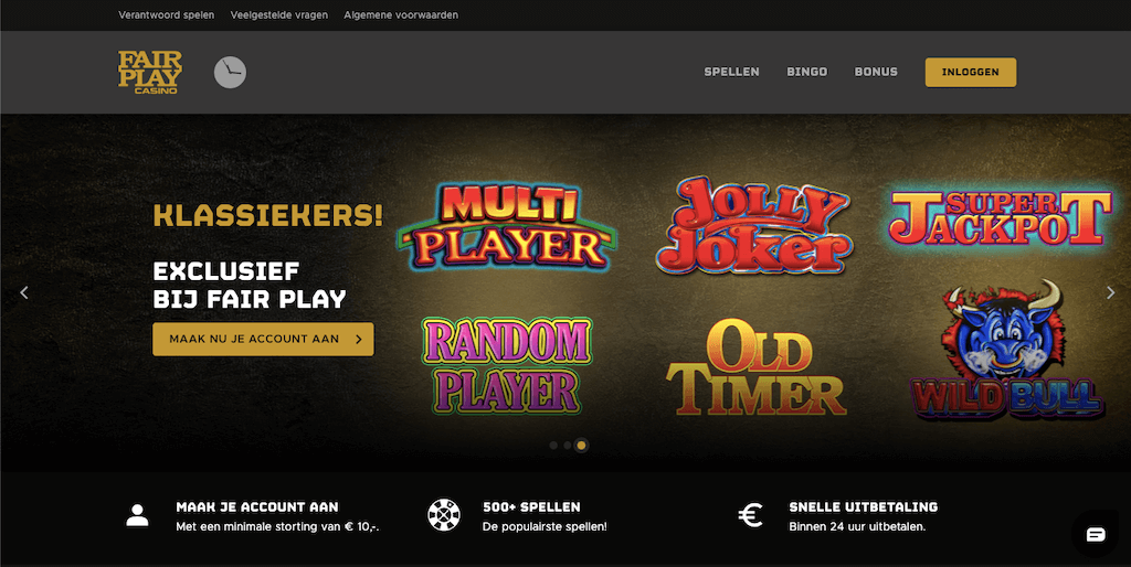 Fair Play Casino Online