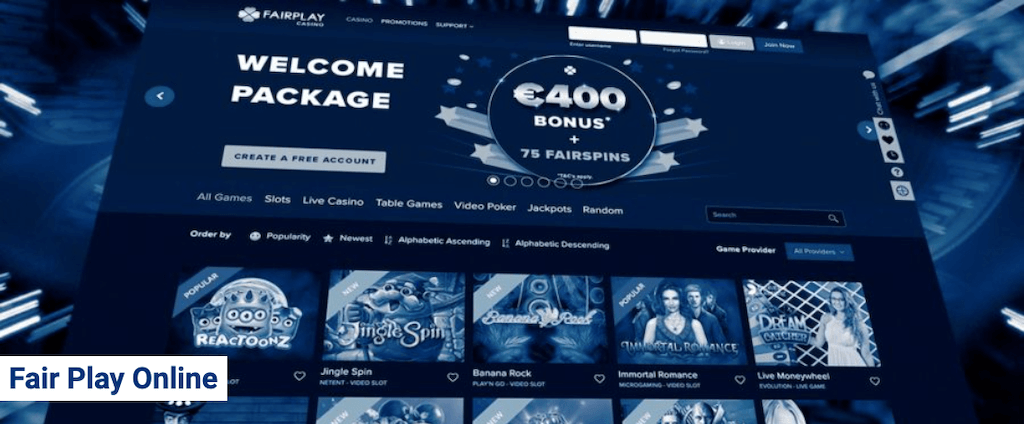 Het online casino van Fair Play
