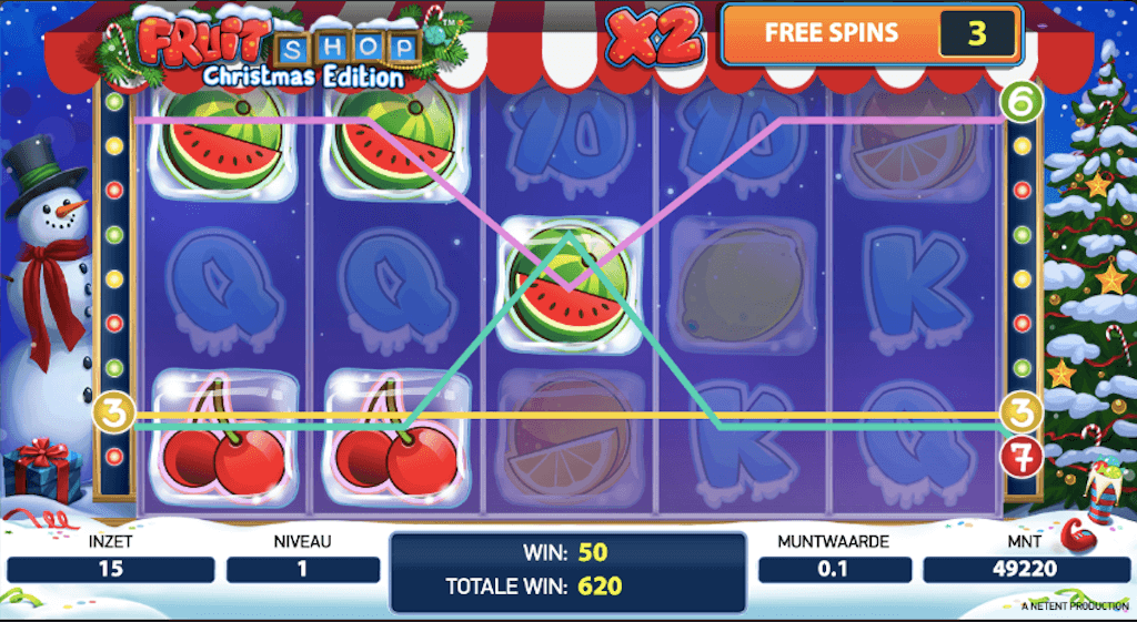 Fruit Shop Christmas Edition free spins