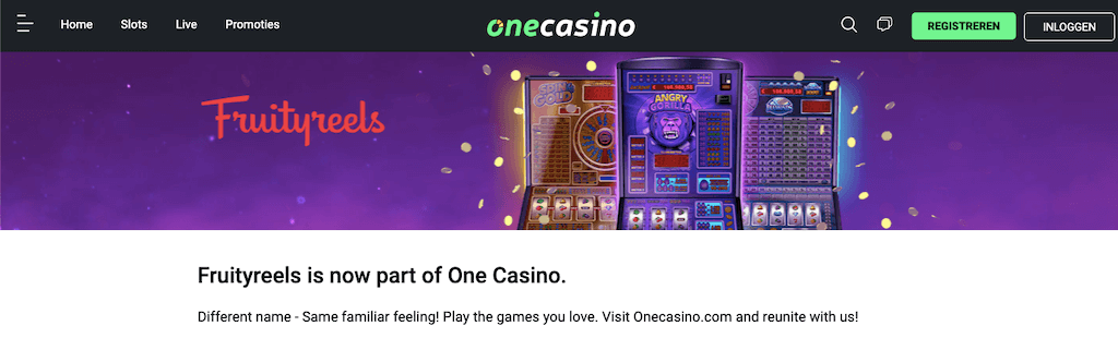 Fruityreels is One Casino