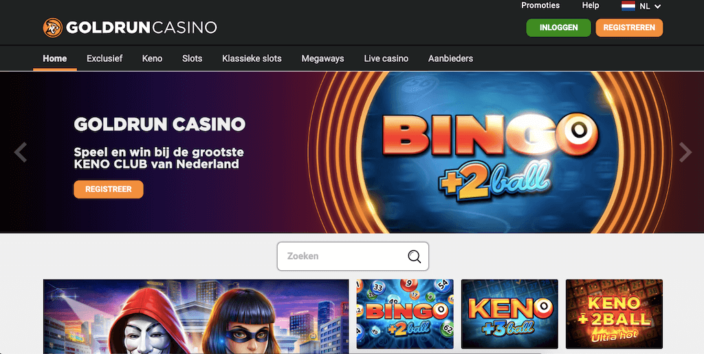 Nieuw Goldrun Casino online in Nederland