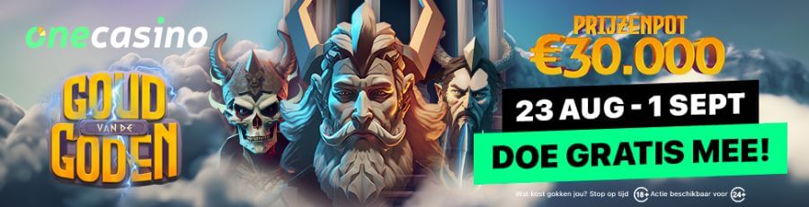 Goud van de Goden promotie van One Casino