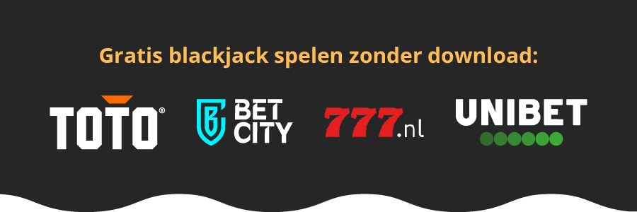 Speel gratis blackjack zonder download bij deze online kansspelaanbieders