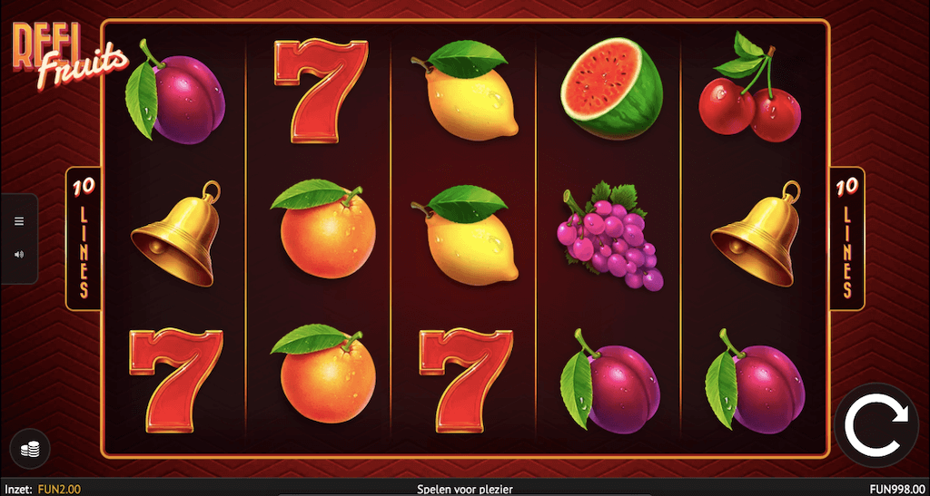 Reel Fruits van 1x2 Gaming