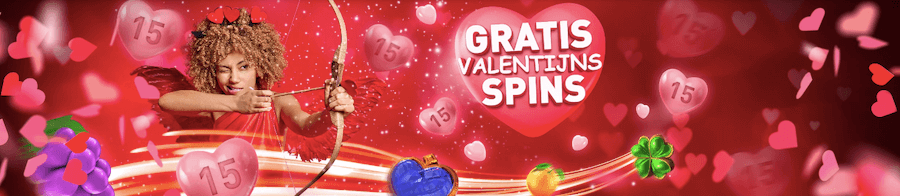 Win dagelijks gratis valentijns spins op 777.nl