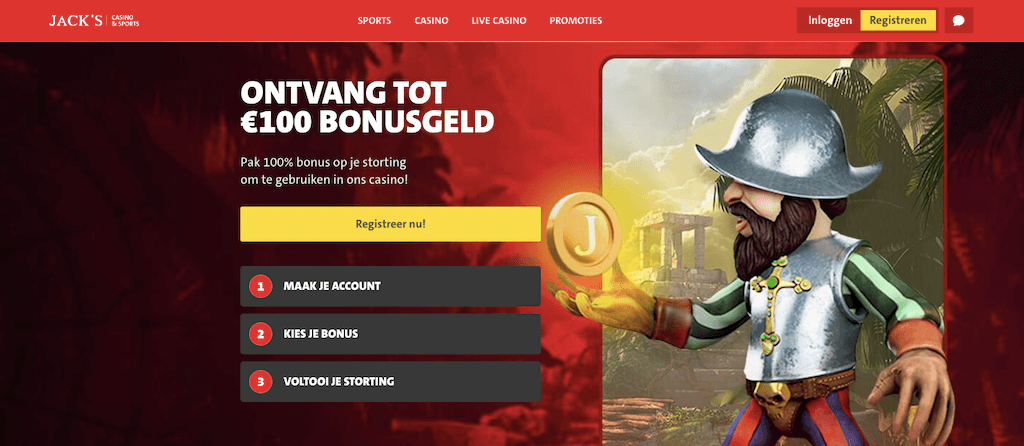 Jack's Casino Welkomstbonus