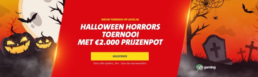 Halloween Horrors Toernooi van Jacks.nl met prijzenpot van €2.000!
