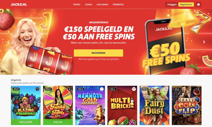 Jacks.nl - Jack's Casino Online