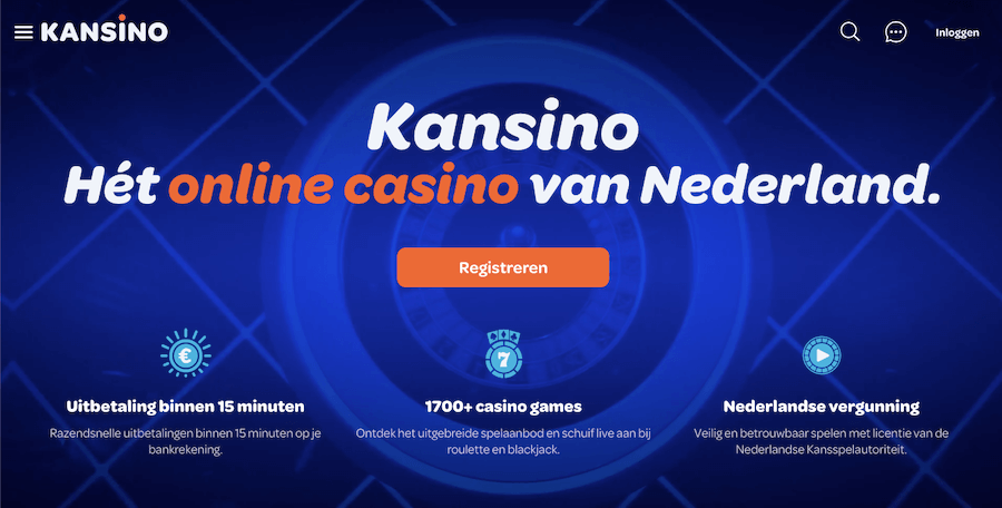 Kansino - 'Hét online casino van Nederland'