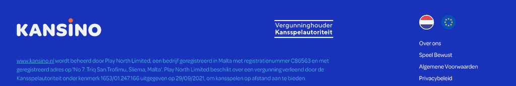 Kansino - Vergunninghouder Kansspelautoriteit