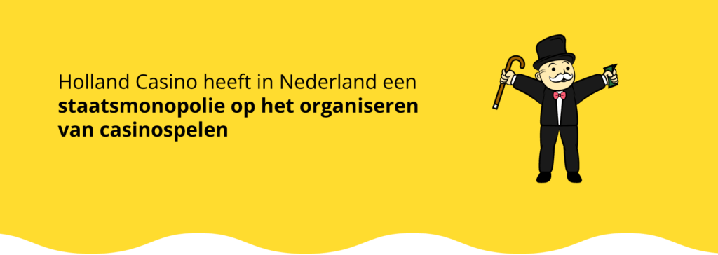 Monopolie van Holland Casino op het organiseren van casinospelen