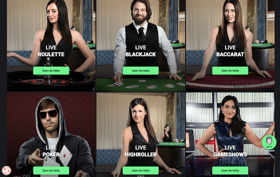 Live casino van One Casino