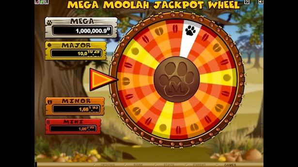 Mega Moolah bonus game