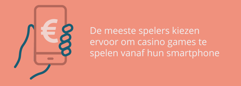 Mobiel gokken in het casino online