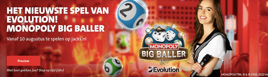 MONOPOLI Big Baller sekarang tinggal di Jack's Casino!
