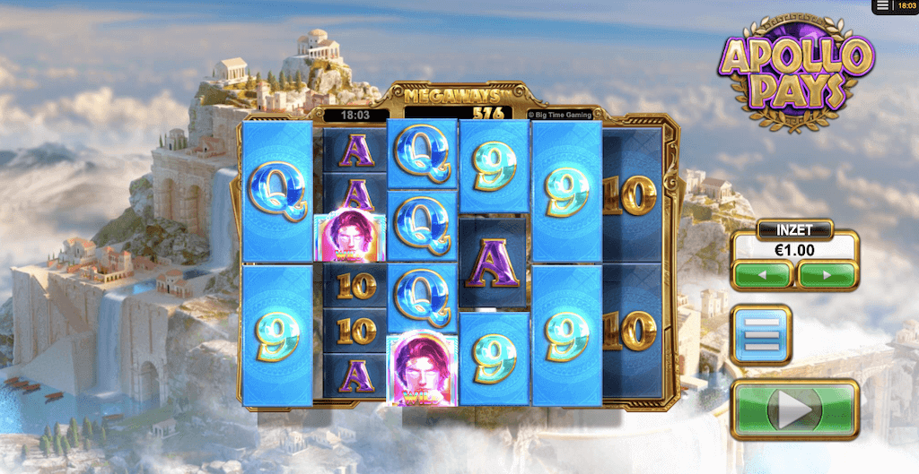 Nieuwe gokkast: Apollo Pays Megaways van Big Time Gaming!