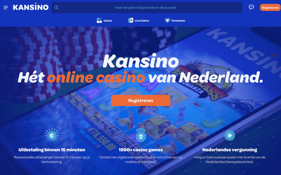 Nieuwe website voor Kansino