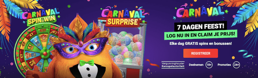 Carnaval Giveaway van One Casino