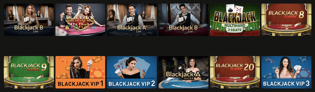 Online blackjack bij Casino777