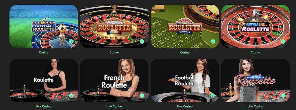 Online roulette bij bet365