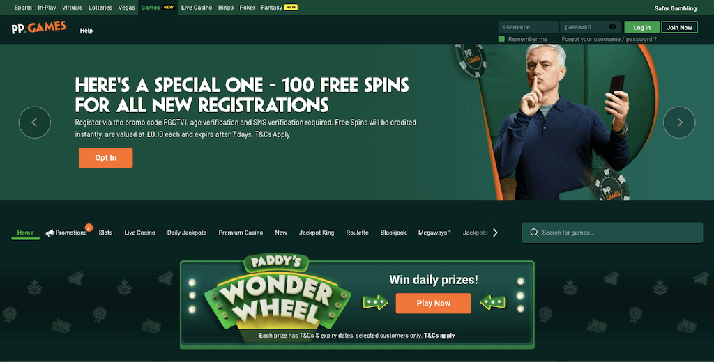 Paddy Power promoties