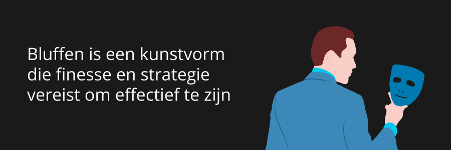 Bluffen als poker strategie