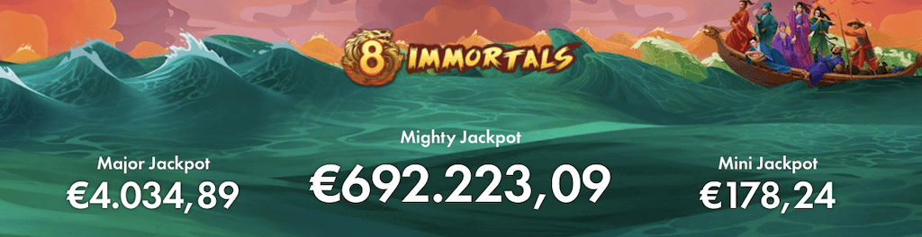 8 Immortals jackpot slot van bet365 Gaming