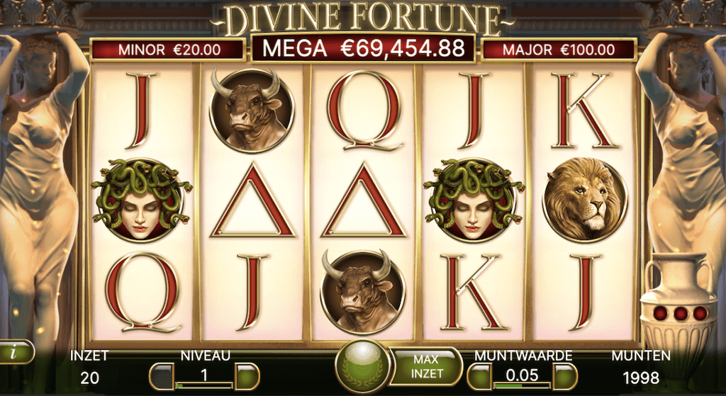 Divine Fortune jackpot slot van NetEnt