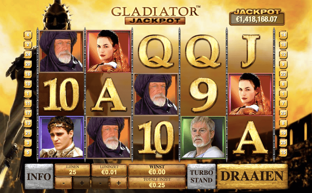 Gladiator Jackpot slot van Playtech